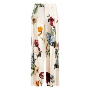 Alice + Olivia Women's Trousers White